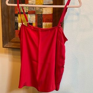 Reformation Red Silk Cami